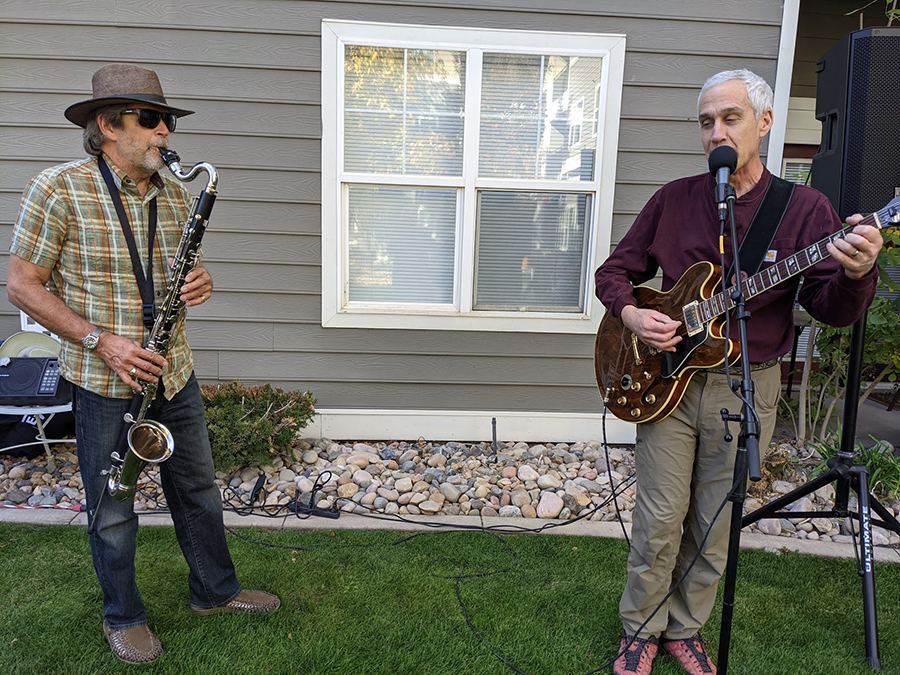 courtyard concert